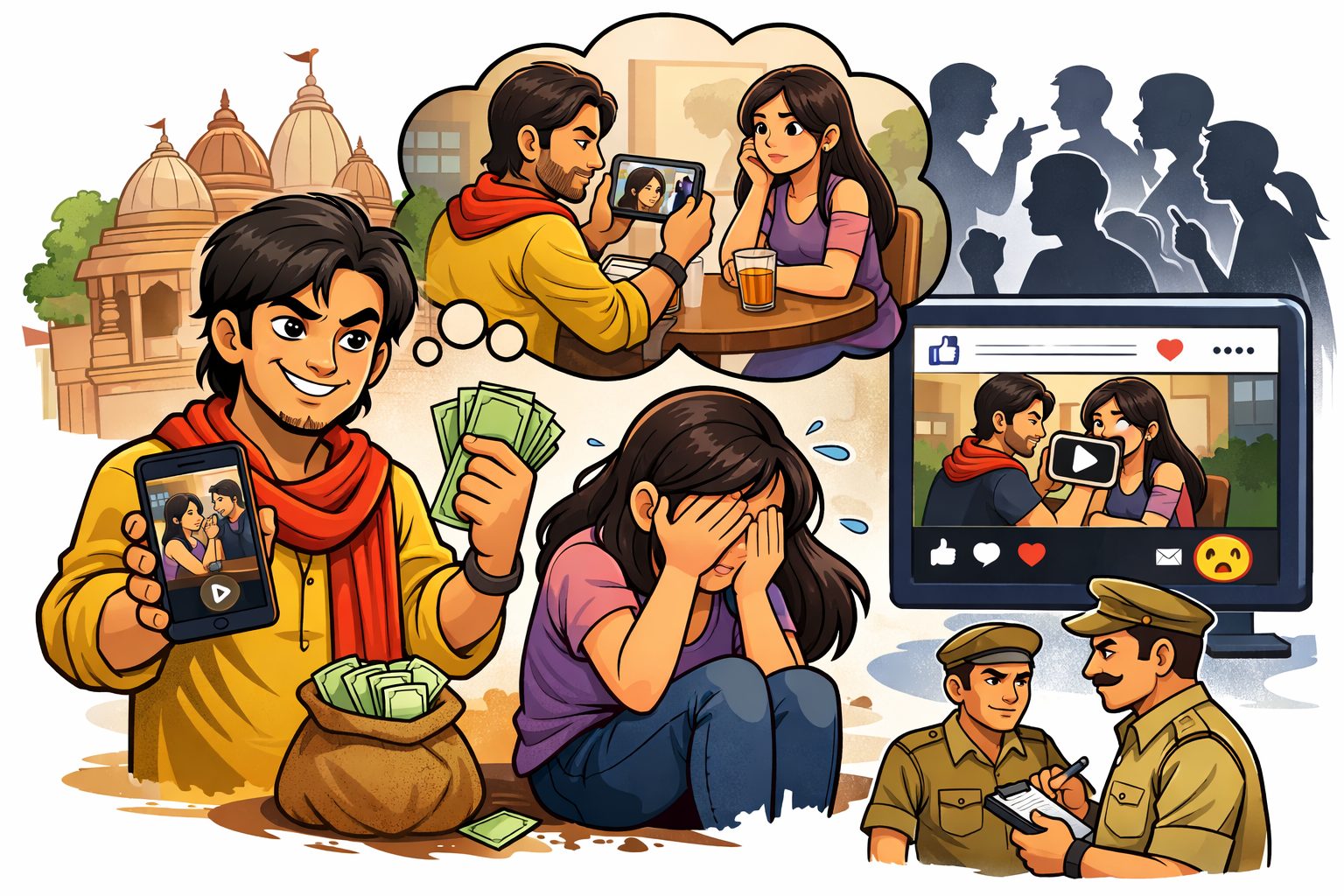 प्रिंस ठाकुर पर युवती को ब्लैकमेल कर वीडियो वायरल करने का गंभीर आरोप