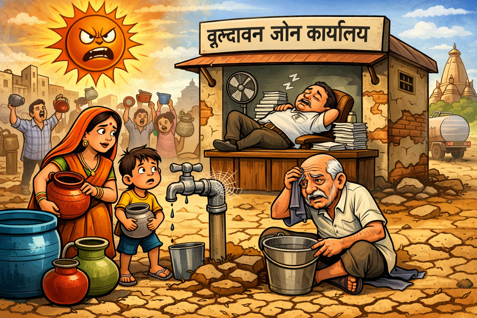 प्यास से बेहाल जनता, खामोश नगर निगम— जिम्मेदार कौन?